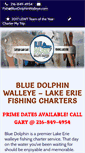 Mobile Screenshot of bluedolphinwalleye.com