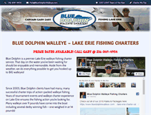Tablet Screenshot of bluedolphinwalleye.com